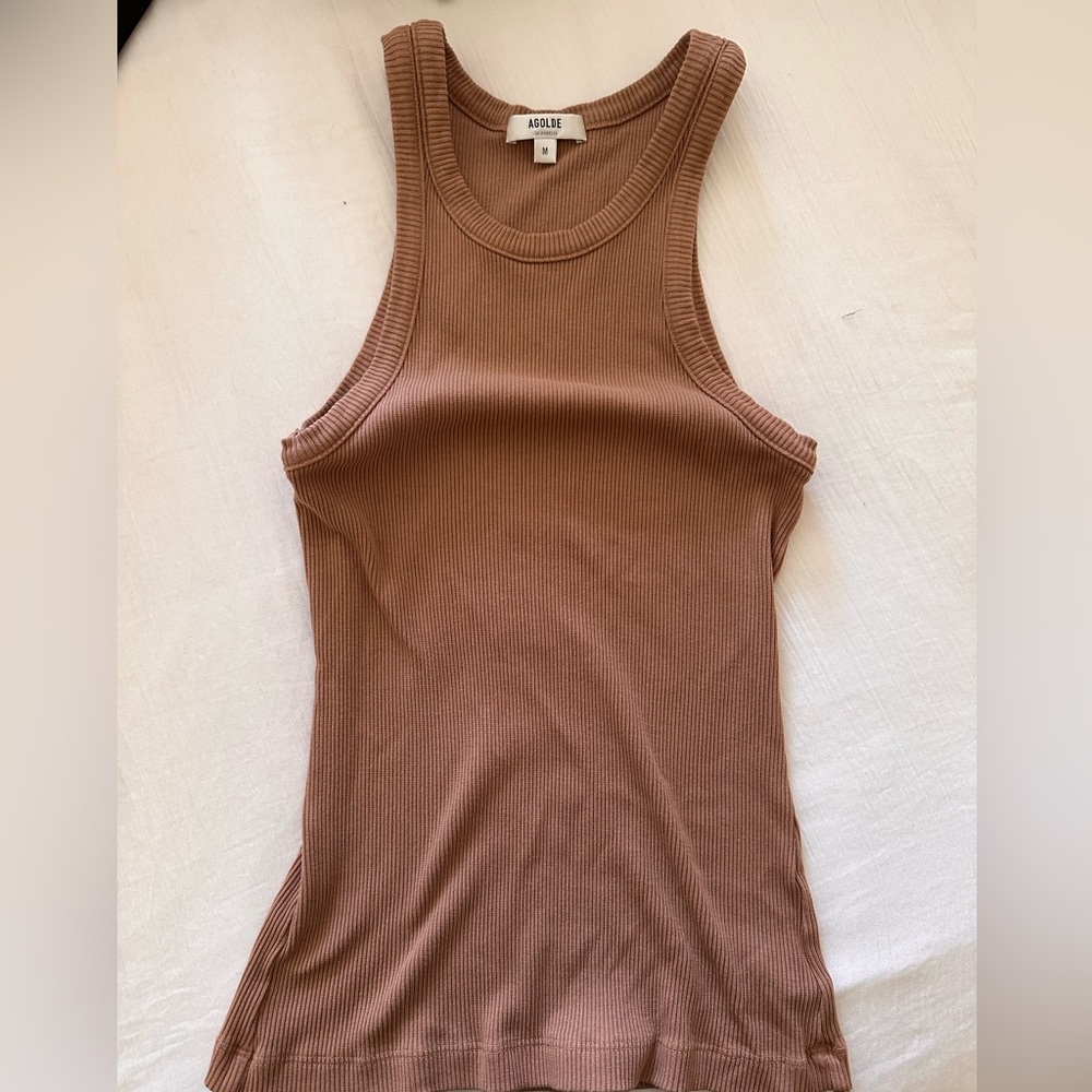 Agolde Ribbed Knit Top Sz M NWOT
